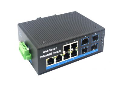 千兆4光6電SFP 非網(wǎng)管工業(yè)級(jí)交換機(jī) 千兆4光6電SFP 非網(wǎng)管工業(yè)級(jí)交換機(jī)