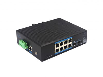 管理型千兆 2光8電工業(yè)級交換機 管理型千兆 2光8電工業(yè)級交換機