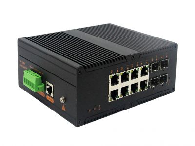 工業(yè)級（NT品牌）管理型千兆4光8電工業(yè)級交換機(jī)