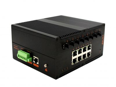 工業(yè)級（NT品牌）管理型千兆8光8電工業(yè)級交換機(jī)