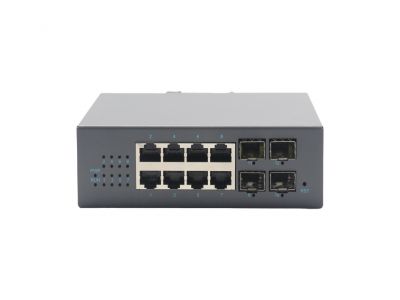 千兆4光8電WEB管理工業交換機
